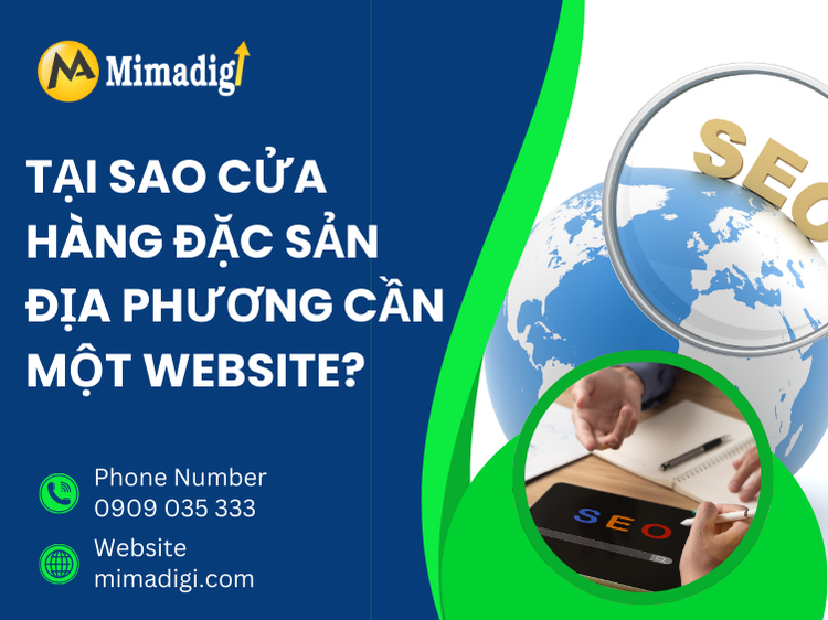 Tại Sao Cửa Hàng Đặc Sản Địa Phương Cần Một Website? tại mima
