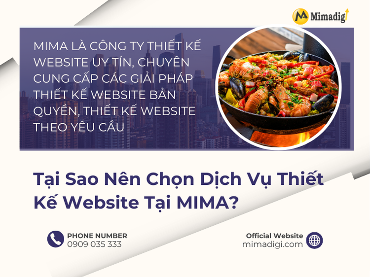 Tại Sao Nên Chọn Dịch Vụ Thiết Kế Website Tại MIMA? tại mima