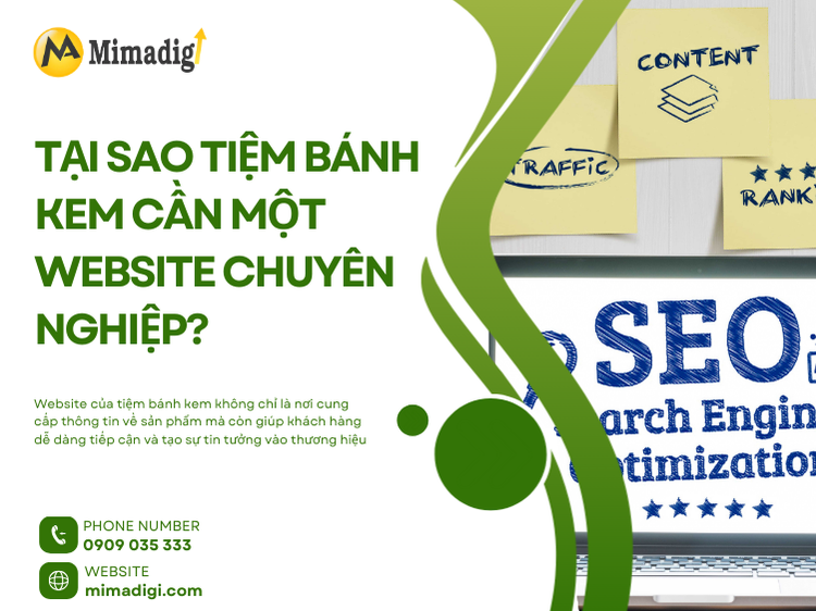 Tại Sao Tiệm Bánh Kem Cần Một Website Chuyên Nghiệp? tại mima