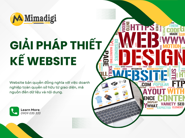 Giải pháp thiết kế website tại MIMA Digi dành cho Vườn Lài