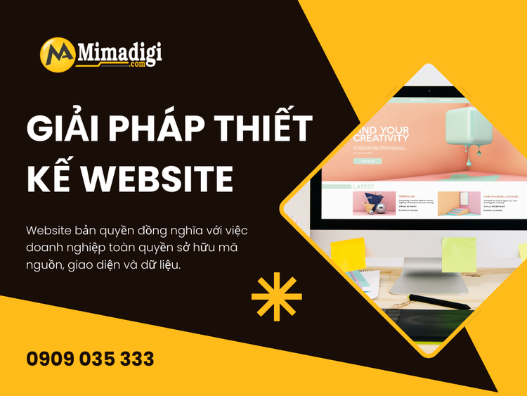 Giải pháp thiết kế website Phú Định tại MIMA Digi