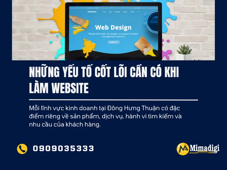 Core Elements for Website Development in Dong Hung Thuan