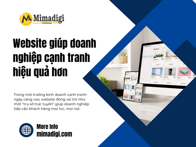 Websites Enable Businesses to Compete More Effectively