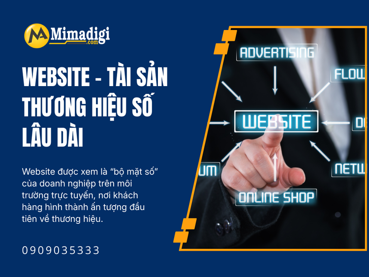Website – tài sản thương hiệu số lâu dài