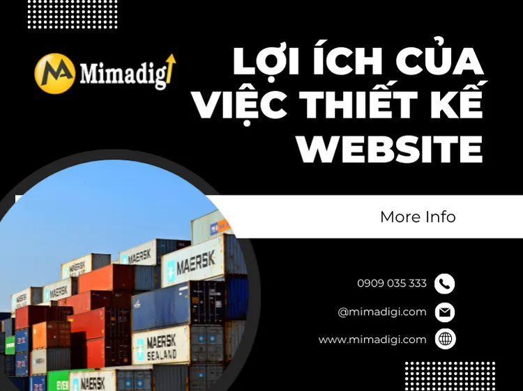 Lợi ích của việc thiết kế website logistics chuyên nghiệp tại mima