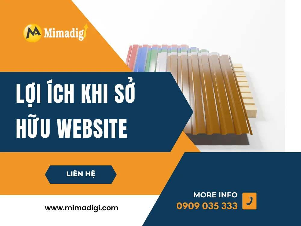 Lợi ích khi sở hữu website dịch vụ chống dột mái tôn chuyên nghiệp tại mima