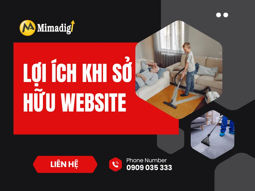 Lợi ích khi sở hữu website dịch vụ giặt sofa chuyên nghiệp tại mima