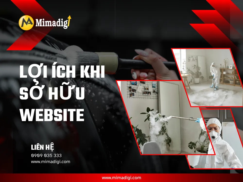 Lợi ích khi sở hữu website dịch vụ phun thuốc khử khuẩn chuyên nghiệp tại mima