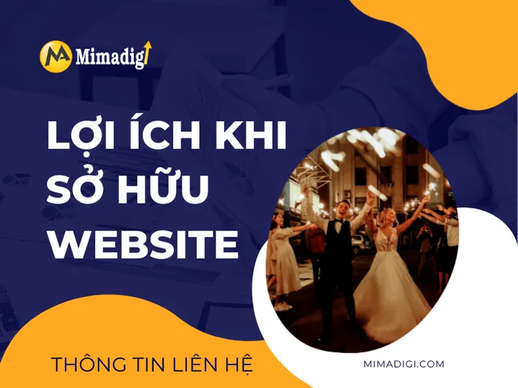 Lợi ích khi sở hữu website dịch vụ trang trí tiệc cưới tại mima