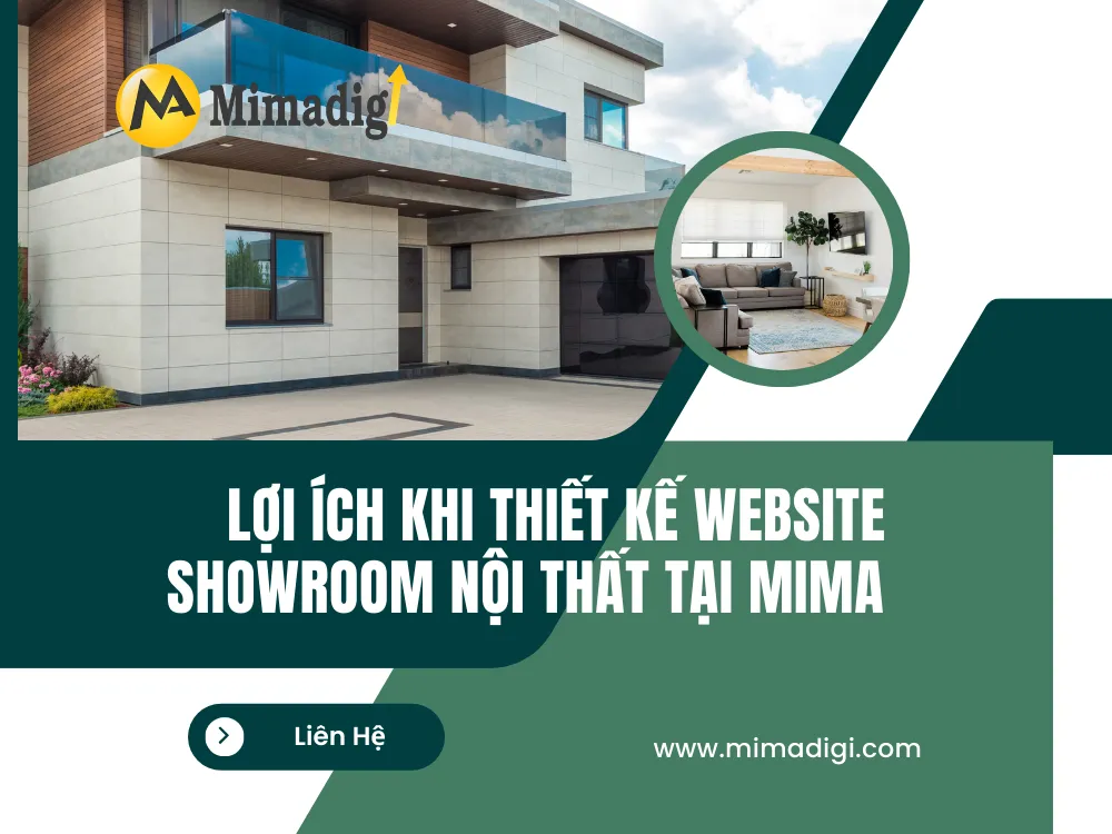 Lợi ích khi thiết kế website showroom nội thất tại MIMA