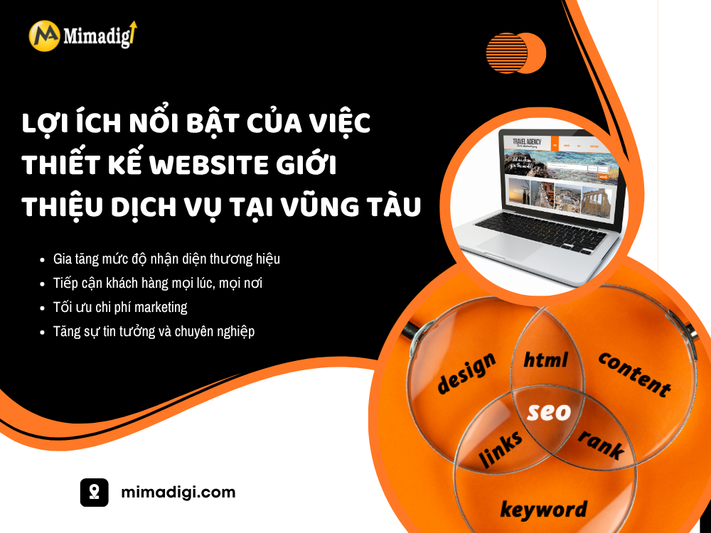 Lợi ích nổi bật của việc thiết kế website giới thiệu dịch vụ tại Vũng Tàu tại mimadigi