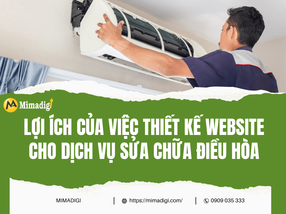 Benefits of designing a website for air conditioning repair services at MIMA