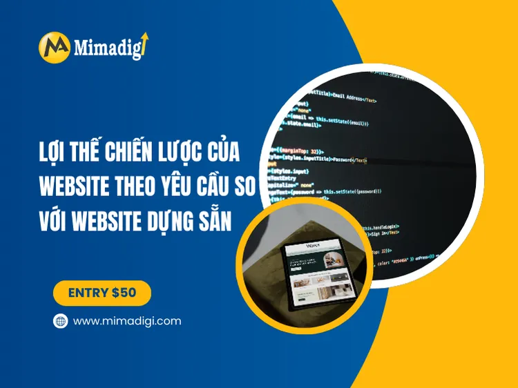 Strategic Advantages of Custom Websites over Pre-built Ones at mima