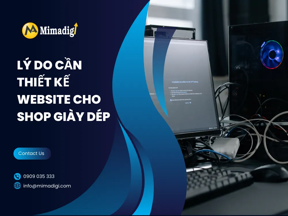 Lý Do Cần Thiết Kế Website Cho Shop Giày Dép tại mima
