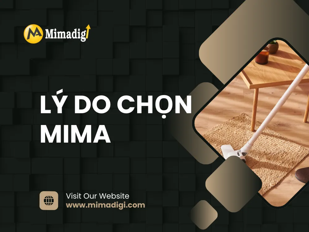 Lý do chọn MIMA để thiết kế website dịch vụ giặt thảm tại mima