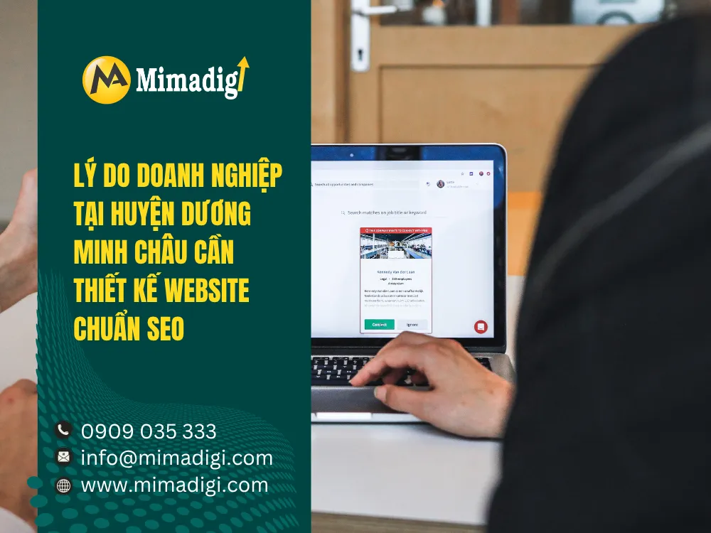 Lý Do Doanh Nghiệp Tại Huyện Dương Minh Châu Cần Thiết Kế Website Chuẩn SEO tại mima