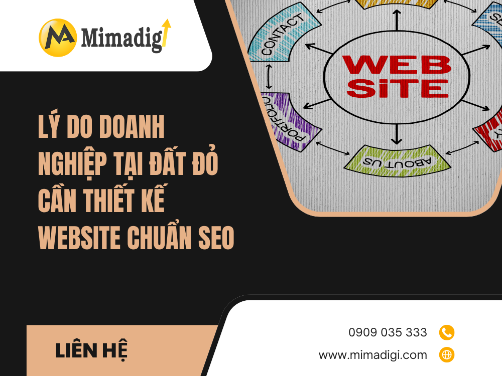 Lý Do Doanh Nghiệp Tại Đất Đỏ Cần Thiết Kế Website Chuẩn SEO tại mima