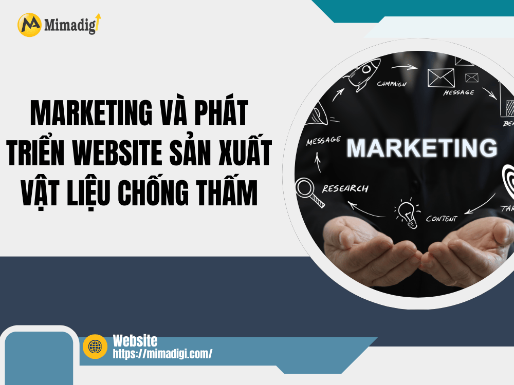 Marketing and Development of Waterproofing Material Manufacturing Website at MIMA