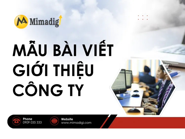 Company introduction article template at mima