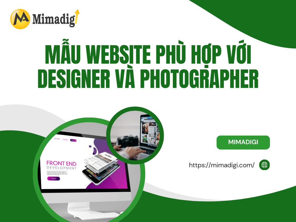 Website templates suitable for designers and photographers at MIMA
