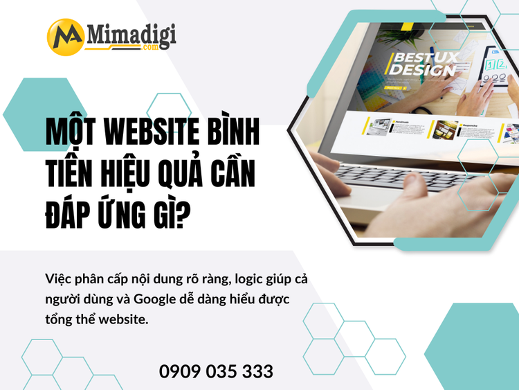 Một website Bình Tiên hiệu quả cần đáp ứng những tiêu chí nào?
