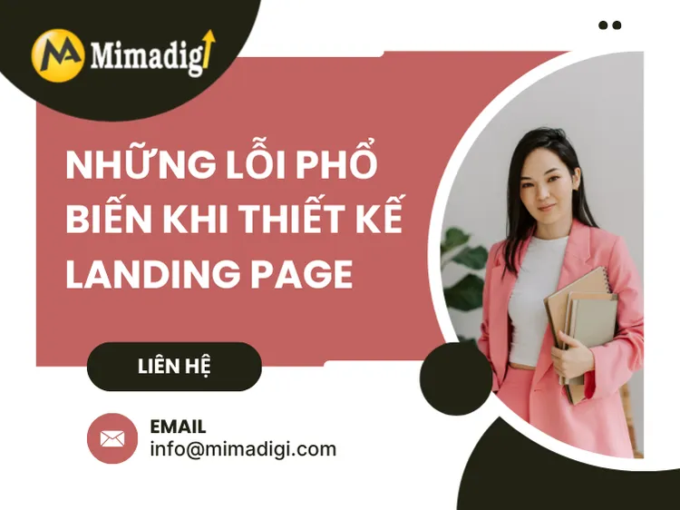 Common mistakes when designing landing pages at mima