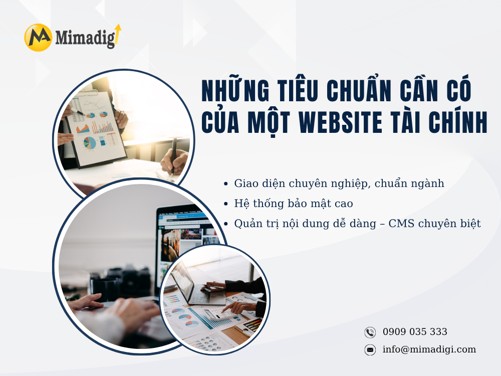 Những tiêu chi cần có của 1 website tại mimadigi
