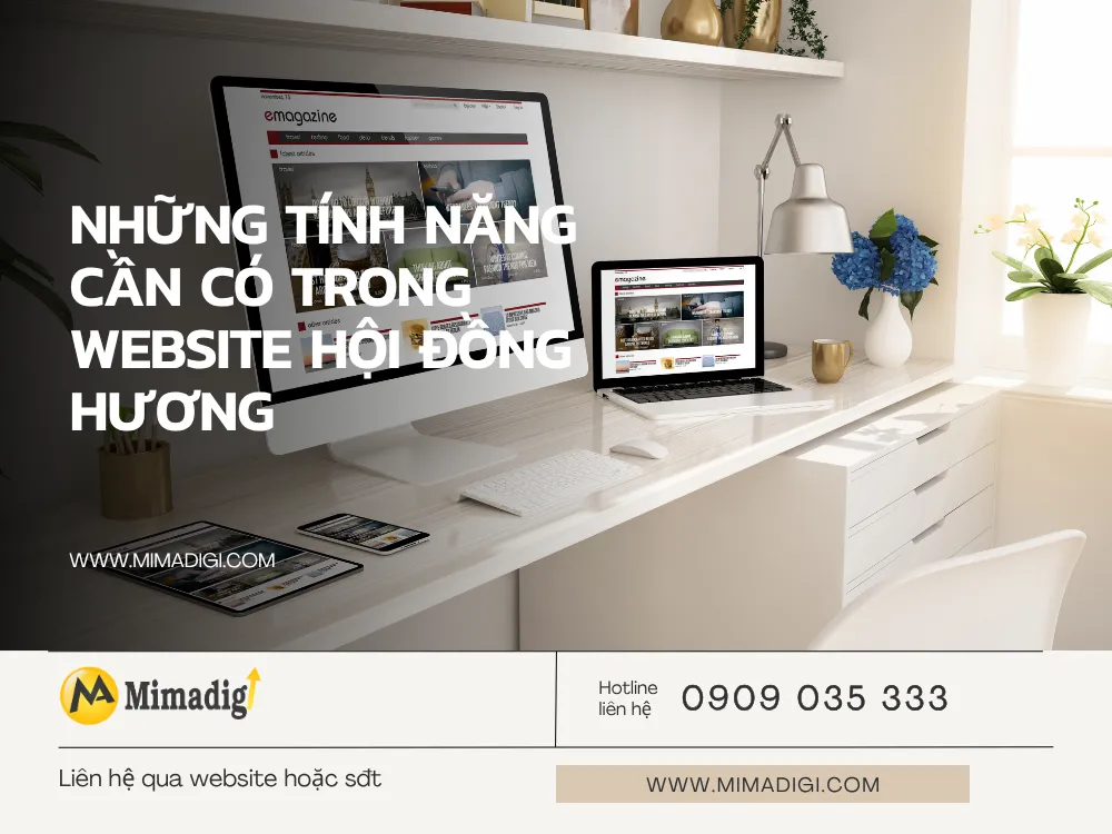 Những tính năng cần có trong website hội đồng hương tại mima