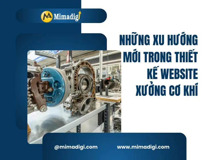 New Trends in Mechanical Workshop Website Design at mima
