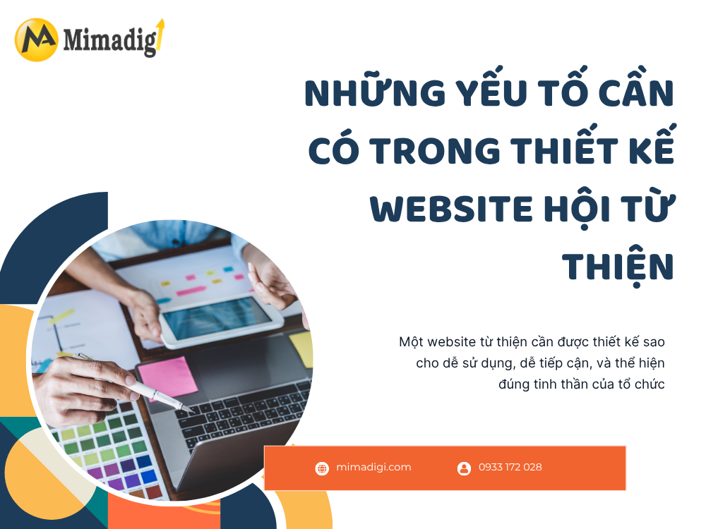 Những yếu tố cần có trong thiết kế website hội từ thiện tại mimadigi