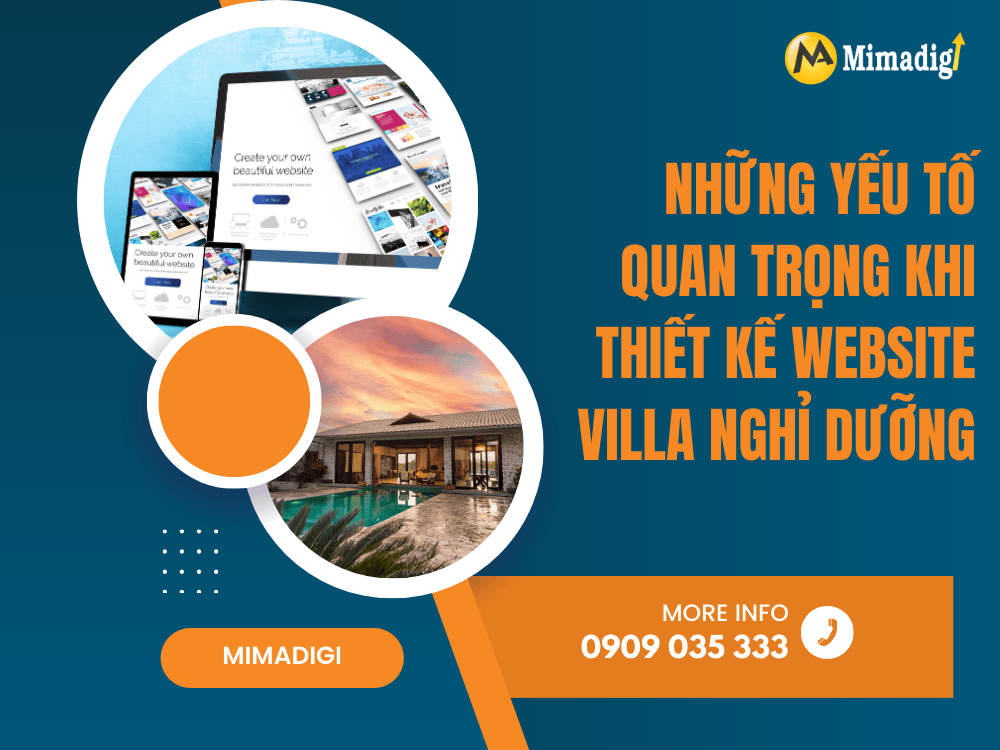 Important Factors When Designing a Villa Resort Website at MIMA