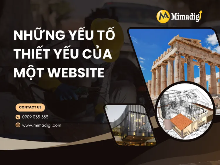 Những yếu tố thiết yếu của một website công ty thiết kế kiến trúc đẳng cấp tại mima