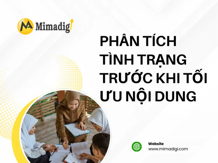 Analysis of the Situation Before Content Optimization at mima