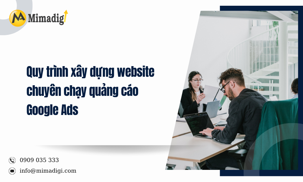 Quy trình xây dựng website chuyên chạy quảng cáo gg ads