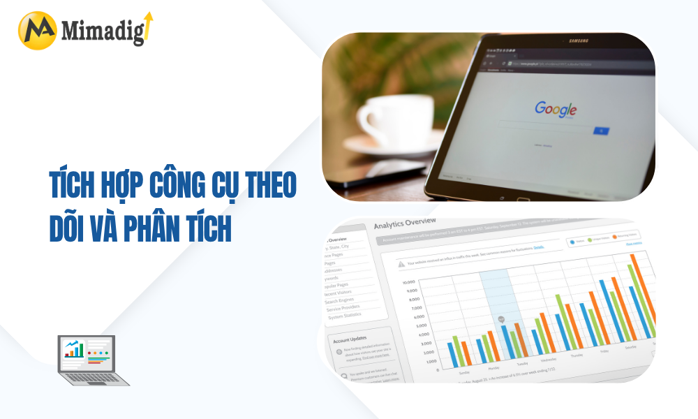 Tích hợp công cụ theo dõi và phân tích tại mimadigi