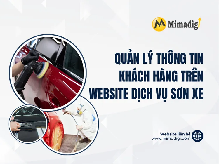 Managing Customer Information on the Motorcycle and Car Painting Service Website at mima