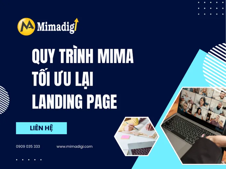 MIMA's landing page optimization process at mima