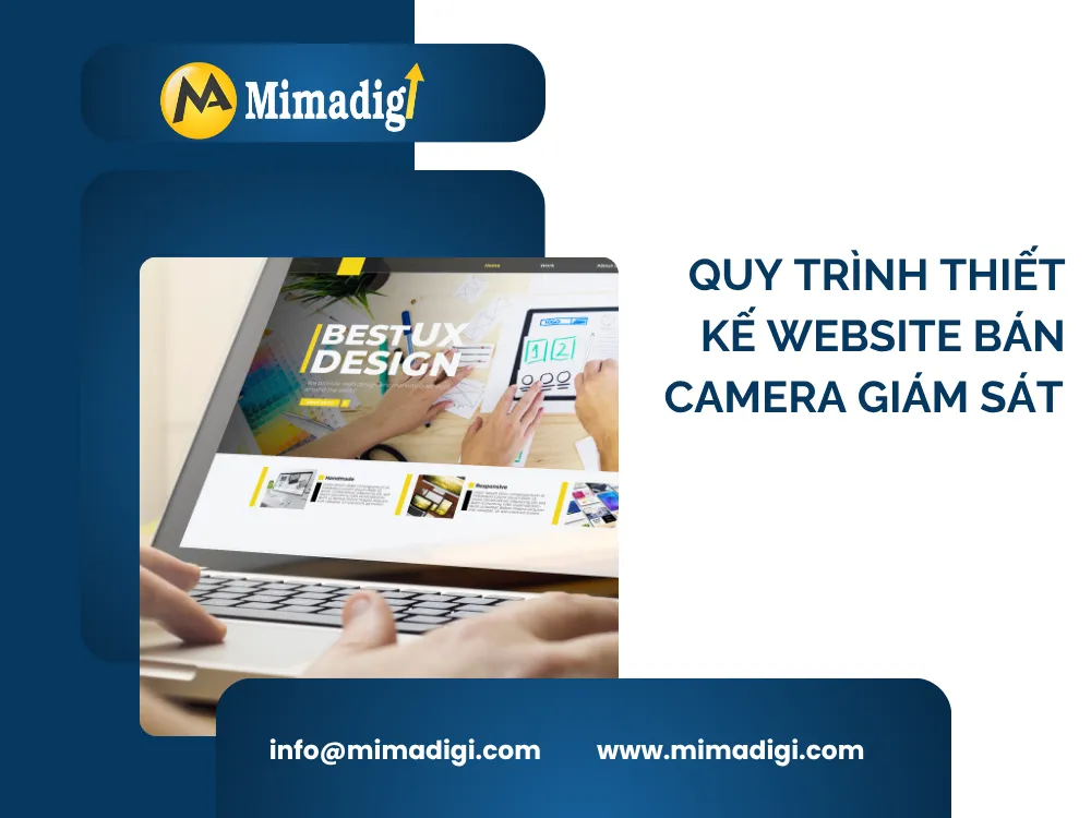 Quy trình thiết kế website bán camera giám sát tại mima