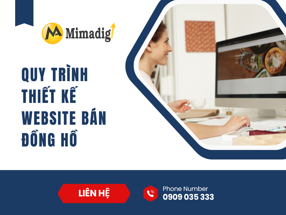 Quy trình thiết kế website bán đồng hồ tại mima