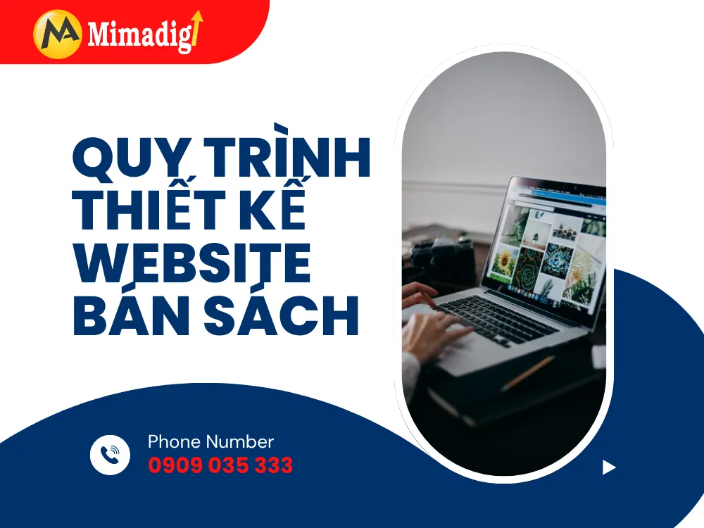 Quy trình thiết kế website bán sách tại mima