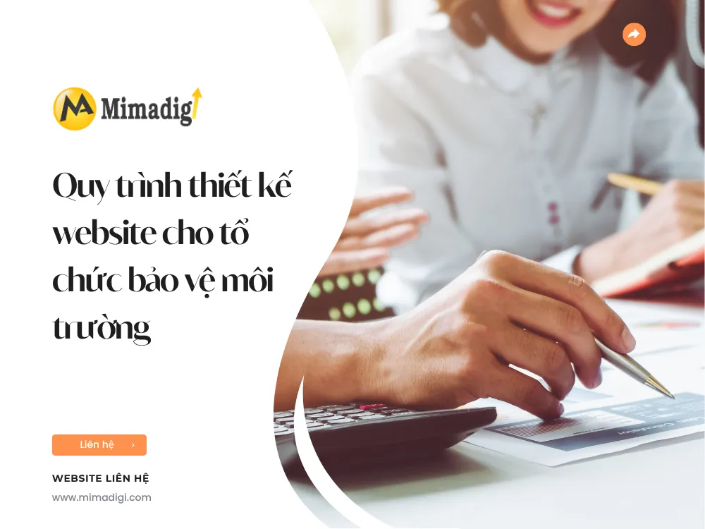 Quy trình thiết kế website cho tổ chức bảo vệ môi trường tại mima