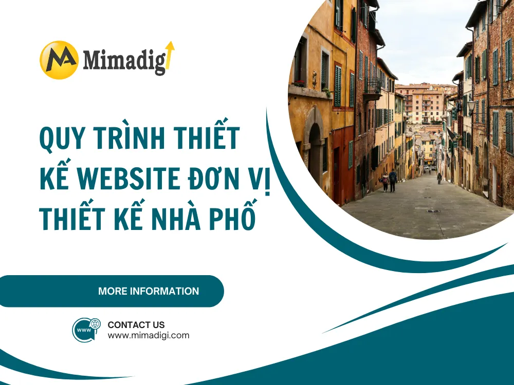 Quy trình thiết kế website đơn vị thiết kế nhà phố tại mima