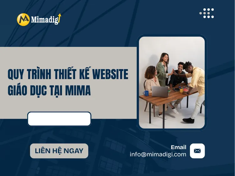 Quy trình thiết kế website giáo dục tại MIMA 