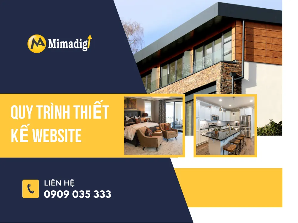 Quy trình thiết kế website showroom nội thất tại MIMA