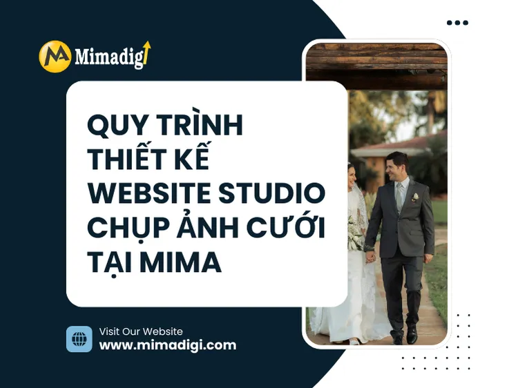 Quy trình thiết kế website studio chụp ảnh cưới tại MIMA 