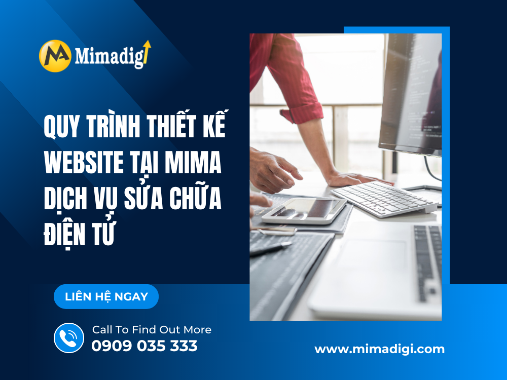 Quy trình thiết kế website tại MIMA 