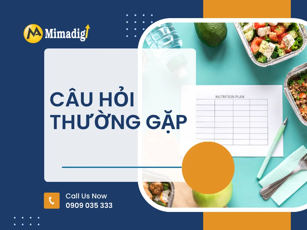 Câu hỏi thường gặp về thiết kế website tư vấn dinh dưỡng online tại MIMA