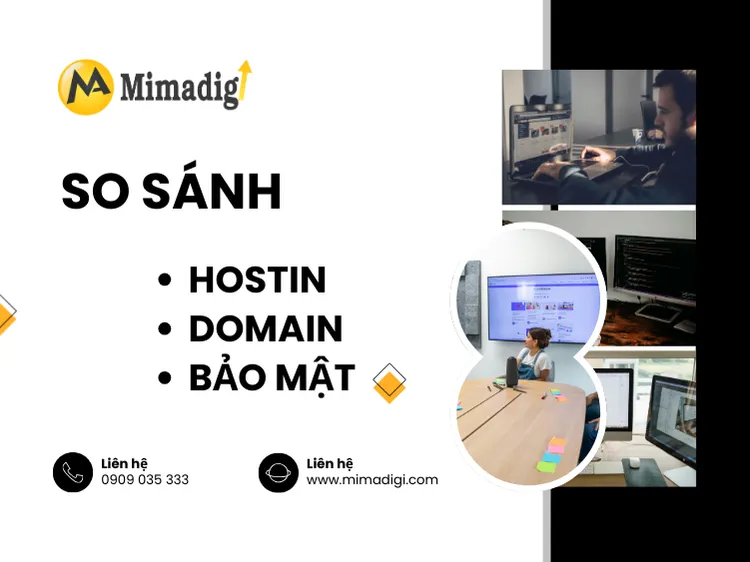 Hosting – domain – security comparison at mima