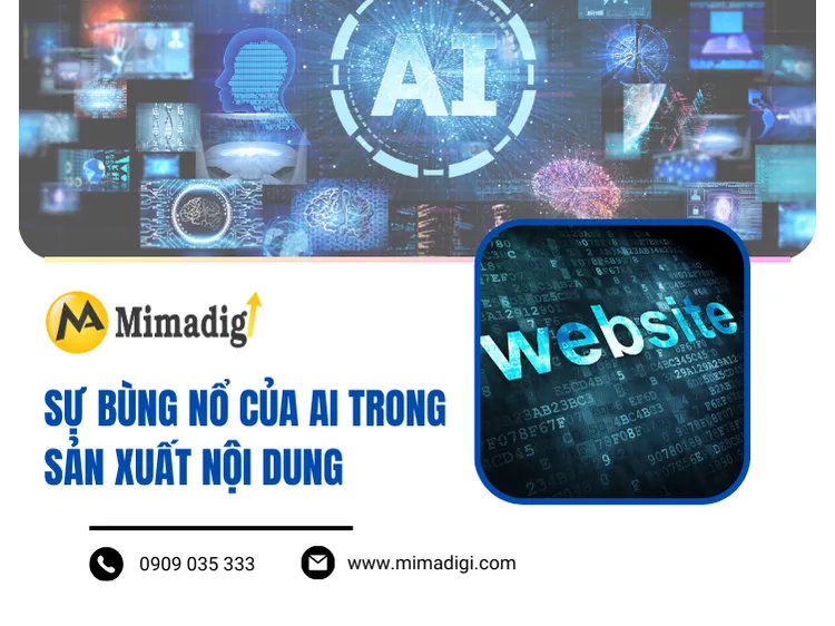 The AI boom in content production\AI has now changed the way we at mima