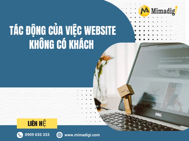 Impact of a Website Without Customers at mima